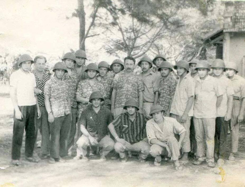 Дивизион майора Бориса Степановича Можаева перед маршем на первое боевое задание